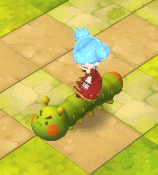 지상 탈것 : 연두 빛깔 꼬물이