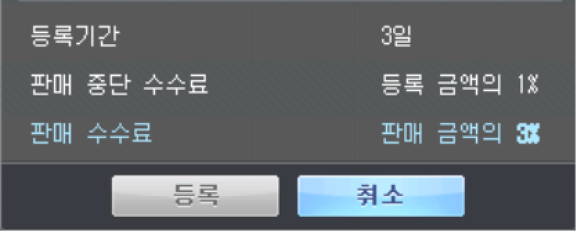 거래소 판매 수수료 안내