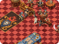 고급스런 카펫 위에 각종 가구들이 있는 넓은 방