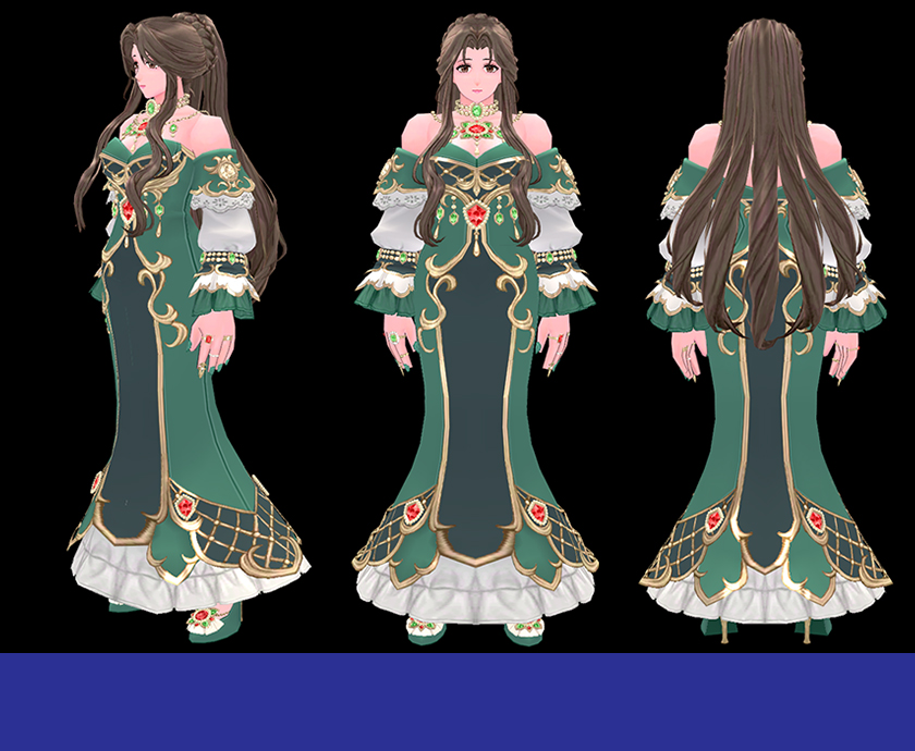 쥬얼 모나크 웨어(여성용)